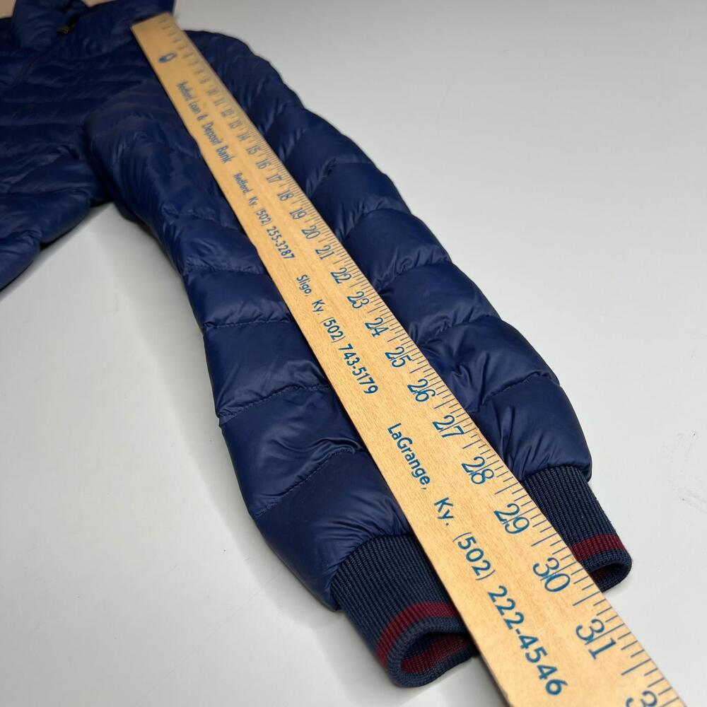 Polo Ralph Lauren Packable Down Jacket Mens S Blue Lightweight Puffer - Picture 9 of 9